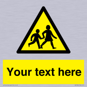 Custom Warning children Sign